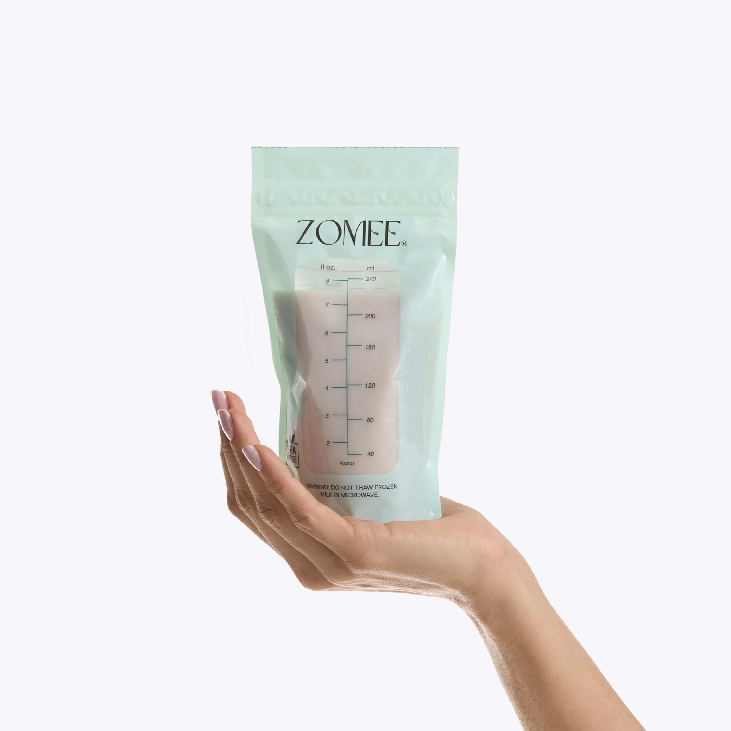 Amazon.com: Zomee Breast Milk Storage Bags 8oz – Leakproof Double
